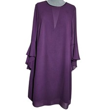 Vince Camuto Purple Shift Dress Size 8 