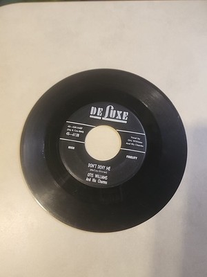 Otis Williams & His Charms   Don t Deny Me / United   DeLuxe 45-6138   Vintage 