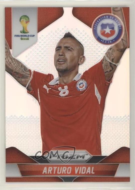 2014 Panini Prizm World Cup Silver Prizm Arturo Vidal #43 0b67