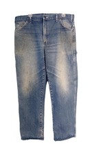 Vintage Dickies Carpenter Jeans Denim Workwear Distressed Faded