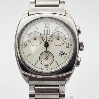 Dunhill Cityscape Chronograph Swiss Made Quartz Unisex Watch Date Analog In hand