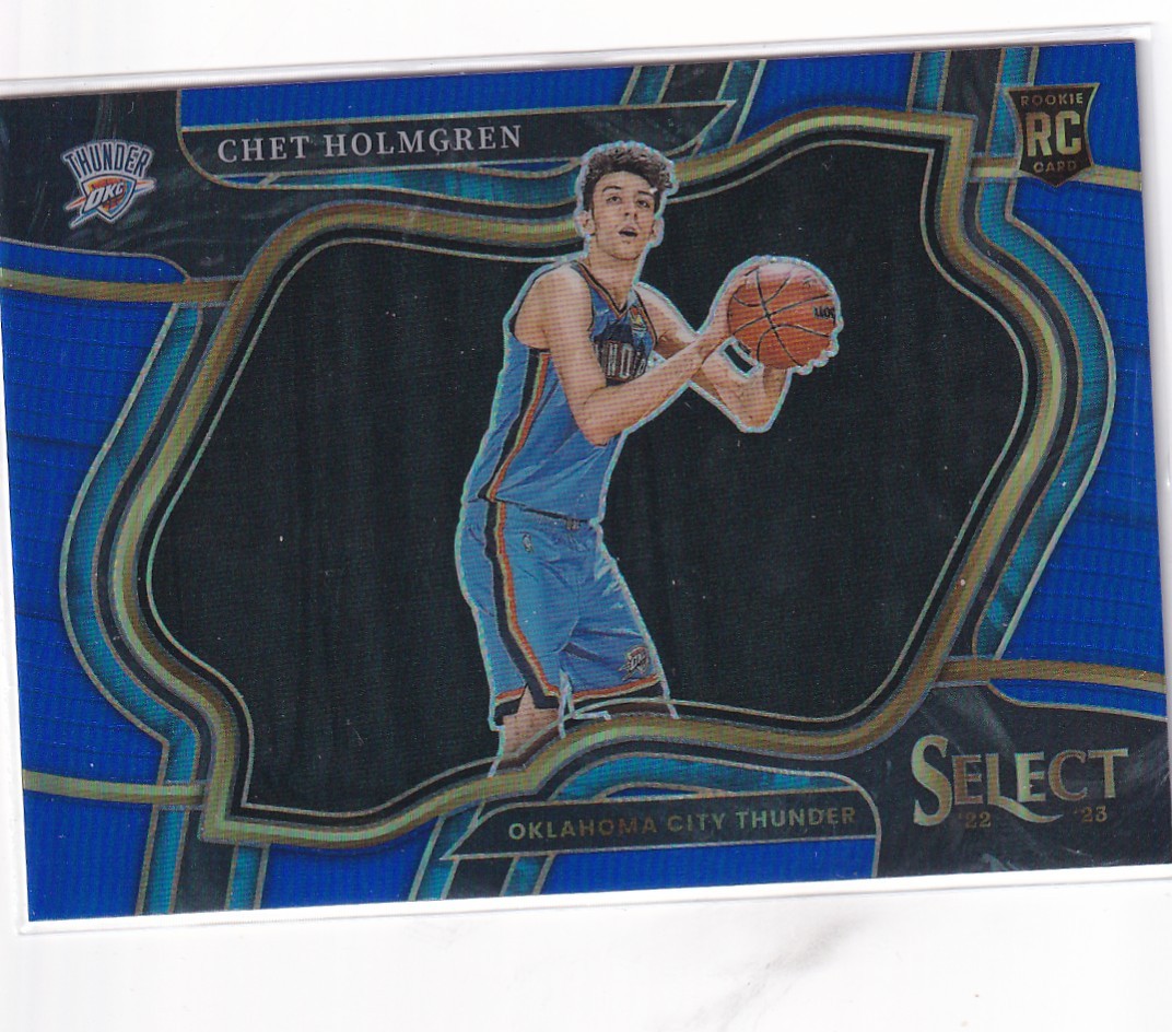 2022-23 SELECT #296 CHET HOLMGREN COURTSIDE HOLO- OKLAHOMA CITY THUNDER