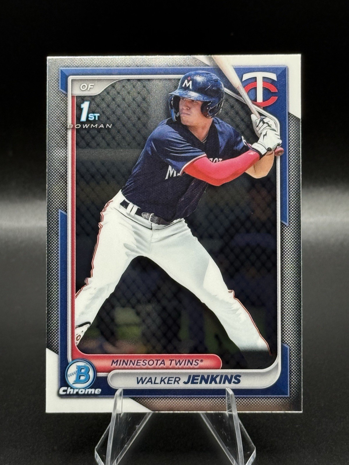 2024 Bowman Chrome Prospects Walker Jenkins #BCP-43 1st Bowman Minnesota Twins