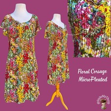 Vintage Floral Dress Garden Derby Party Modest Summer Church Retro 20s Wedding