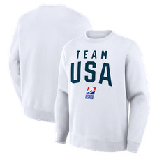 Men's  White Team USA  Prime Figure Skating Legacy Sweatshirt