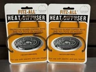 Lot of 2 - FITZ-ALL Heat Diffuser Grids - For Use W/ Electric & Gas Ranges - New