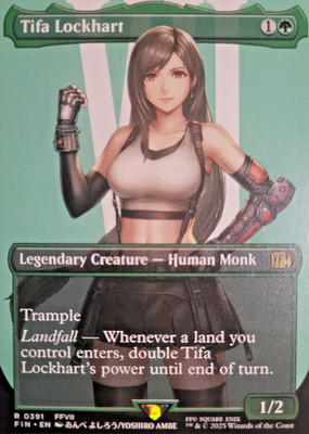 MTG - Final Fantasy, R, Tifa Lockhart (391) *Borderless*