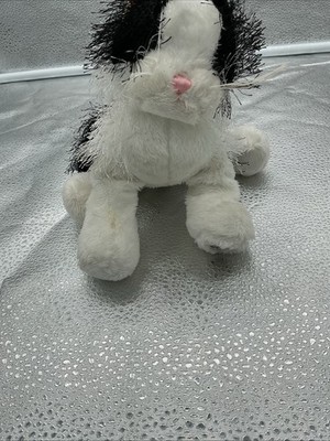 GANZ Webkinz Black & White Cat (HM016) Plush Toy Stuffed Animal NO