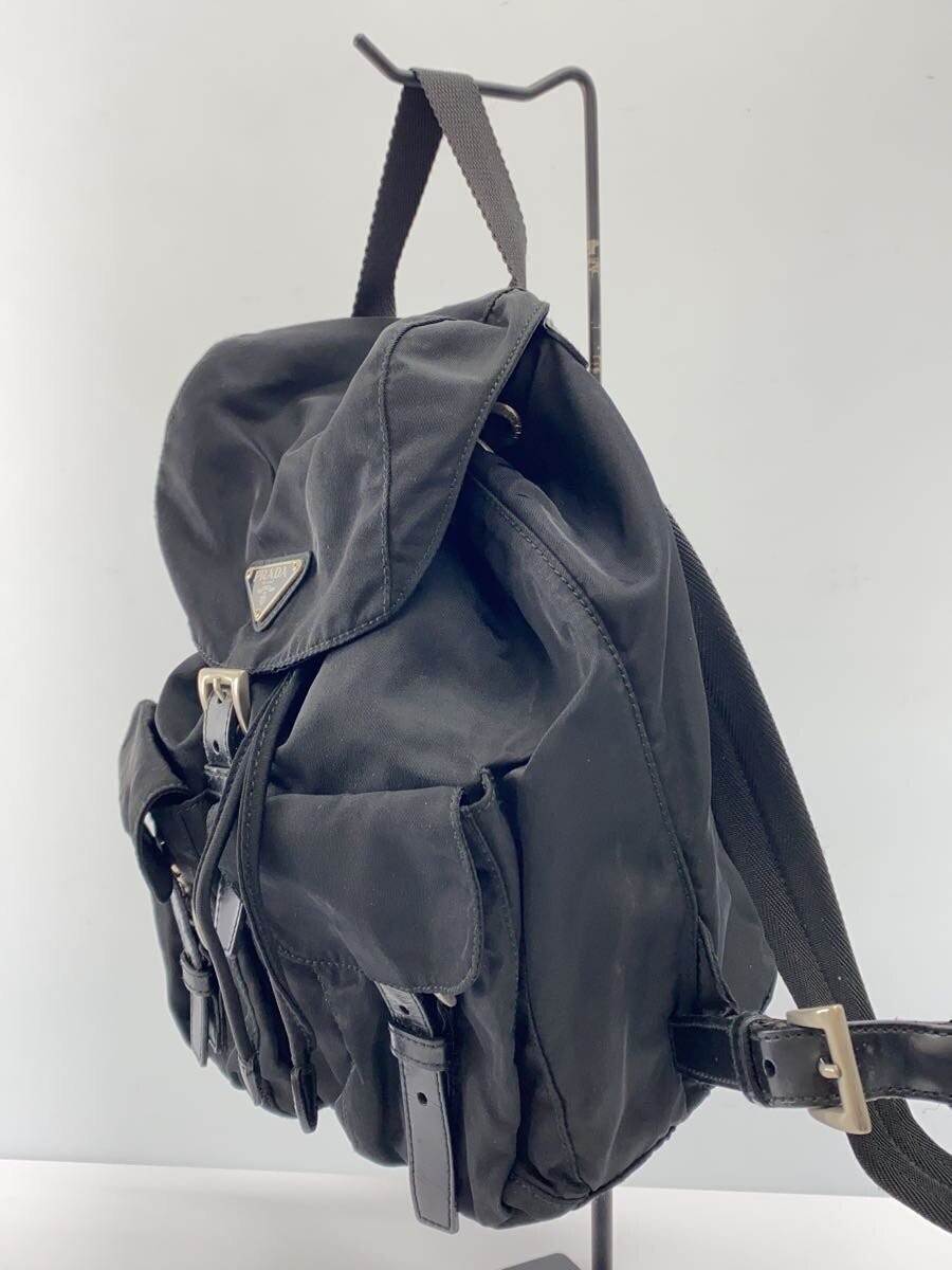 PRADA Backpack Nylon BLK Solid From Japan - image 2