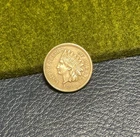 (#102313) Indian Head Cent:  1860  XF+   good luster!  Diamonds  (see video!)