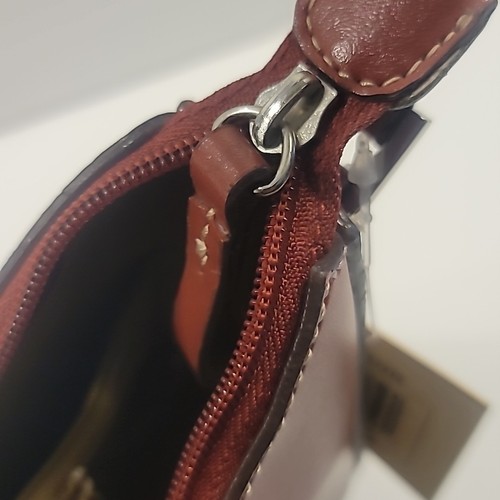 Vintage Mondani New York Brown / Burgundy, Bag Purse. New with tag. Unused. - Picture 8 of 20