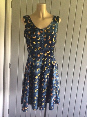 Damen YK2 Boho Hippie Kleid S UK 10 von Art Wear Urlaub Strand Festival sehr guter Zustand