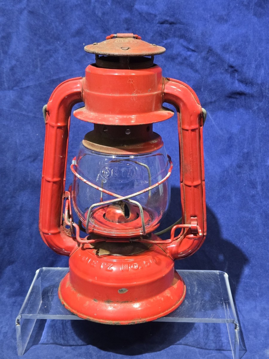 Vintage Dietz No. 50 Red Kerosene Oil Lantern Hong Kong | eBay