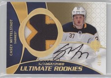 2018-19 Upper Deck Ultimate Collection 40/49 Casey Mittelstadt Patch Auto 15nx