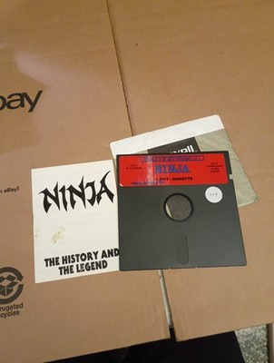 Ninja (Mastertronic) Commodore 64, Atari, 1986, 5.25'' Floppy, FREE SHIPPING