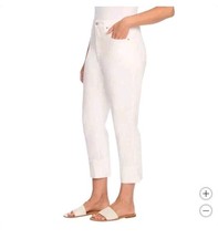 Frye Women's Cuffed Crop Jean Ivory Off White  6/29