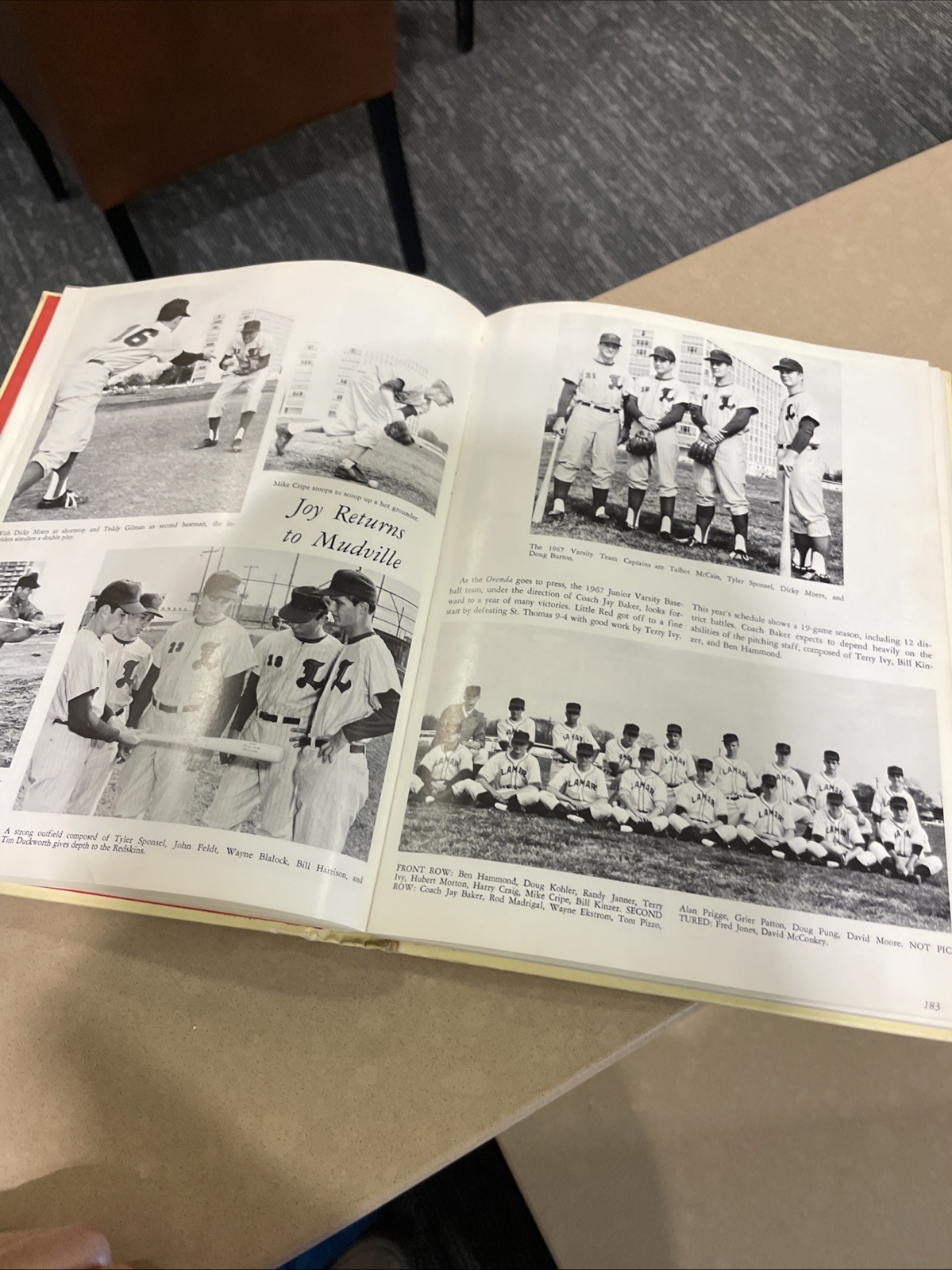 1967 Lamar High School Yearbook Orenda Houston, Texas (Grier Patton)