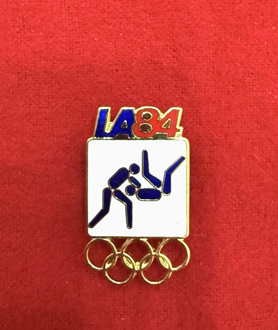 Los Angeles 1984 Olympics Fan Pin, Buttons for sale | eBay