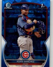 2023 Bowman Chrome Sapphire Edition Adan Sanchez Prospects #BCP-219 Chicago Cubs