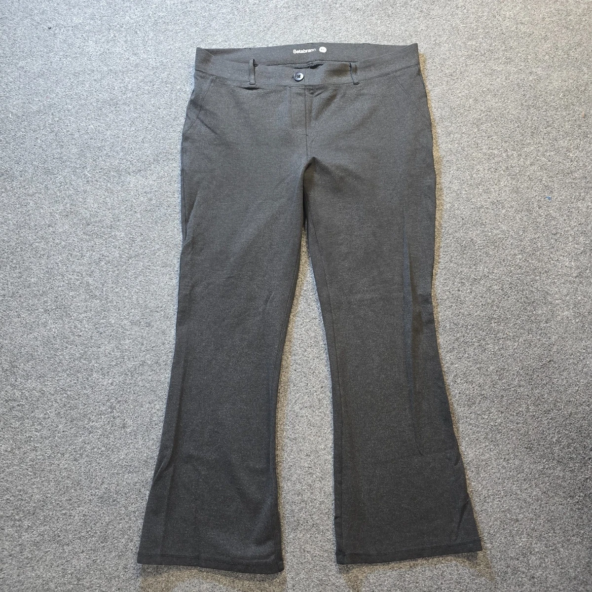Flared Gray Plus Pants for Women for sale | eBay