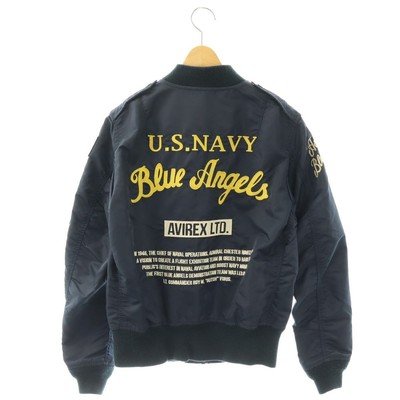 Avirex L-2B Flight Jacket Blue Angels Blouson M Navy /Es Os Men