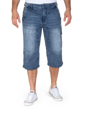 Timezone Herren 3/4 Jeans Shorts dreiviertel Hose Bermuda Jeansshorts ConnorTZ - Bild 1 von 3