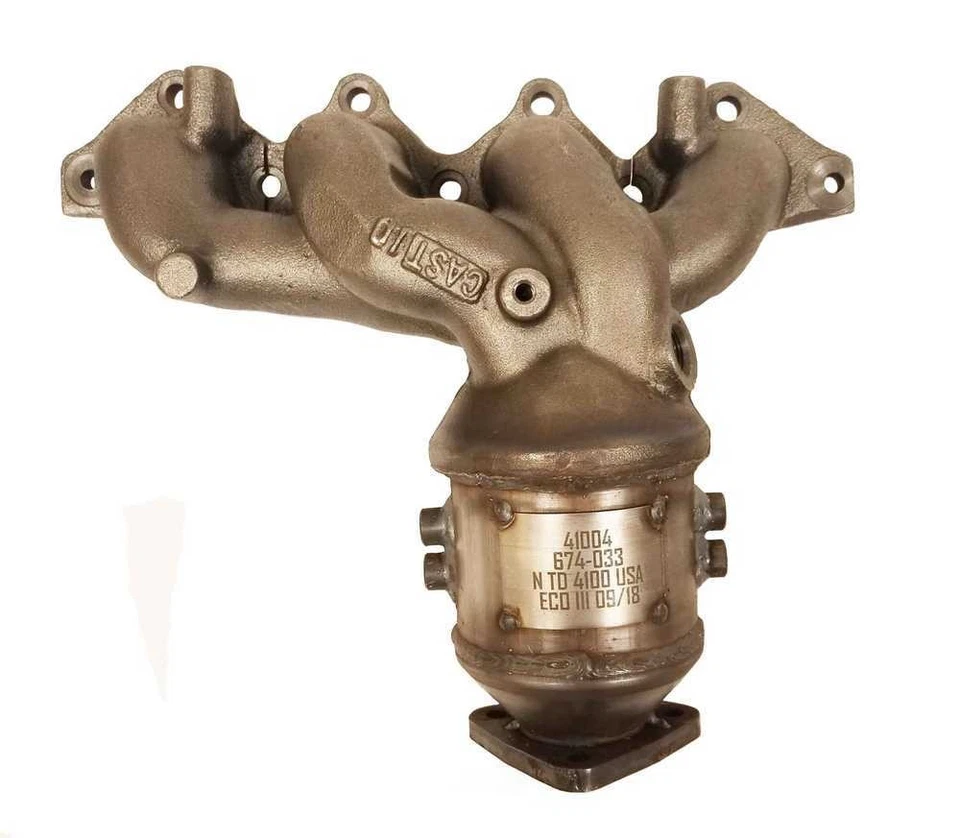 Каталитический преобразователь со встроенным выпускным коллектором подходит для 02–04 Spectra 1,8 л-L4 - Изображение 2 из 2