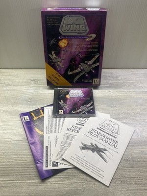 1994 Star Wars X Wing Collector's CD-ROM PC Big Box- Complete In Box! EXCELLENT!