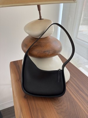 The Row Half Moon Bag Black 