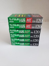 Fuji Hi8 P6-120 Recording Cassette Tape Lot Of 6