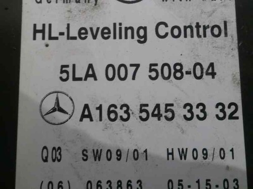 A1635453332 xenon scheinwerfer steuegerät 646394 MERCEDES-BENZ CLASE M W163