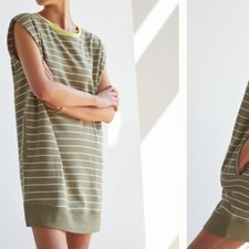 Daily Practice by Anthropologie Striped Tee Dress Size S D44