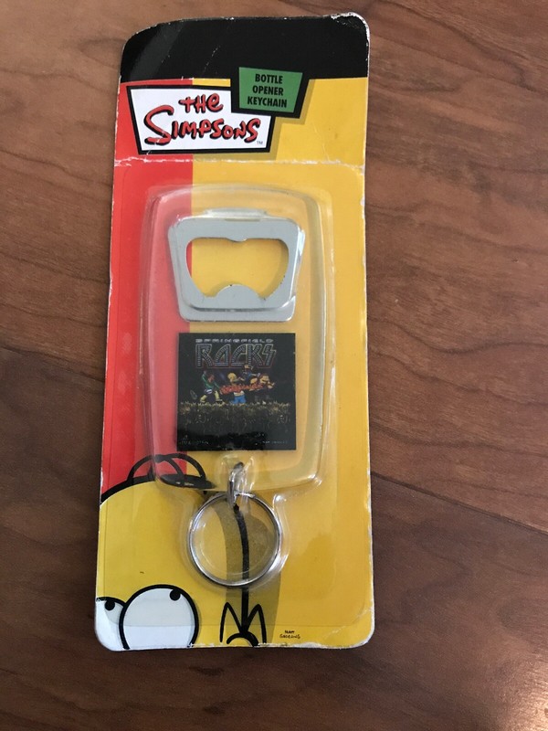2007 - The Simpsons: Bottle Opener Keychain "Rocks”