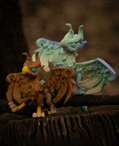 Articulated Griffin, Flexi Toy, 3D Printed - Picture 11 of 101