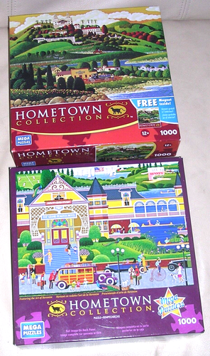 Set 2 Castle Drive Grand Peacock Hotel Hometown Collection Heronim 1000 Pc Pzzle