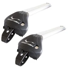 GREEN VALLEY FREELINE CAR LUGGAGE RACK BARS WITH LONGITUDINAL BARS 100-130 CM