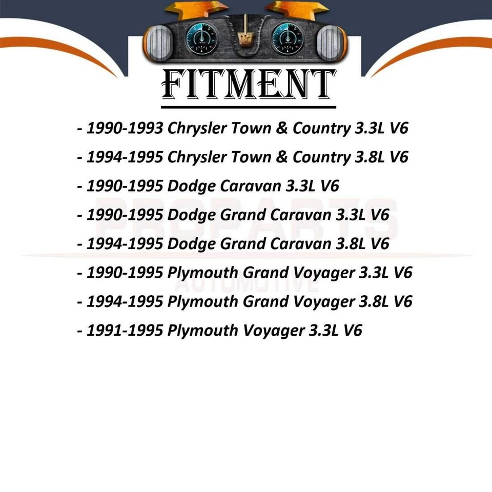 Power Steering Pump 1PCS For 1991-1995 Plymouth Voyager 3.3L - Image 2 of 4