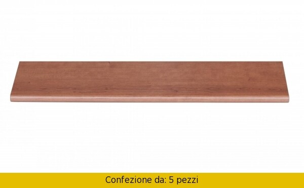 Set 5 Mensole Amica Ciliegio 80x25 - Arreda con il Calore del Legno