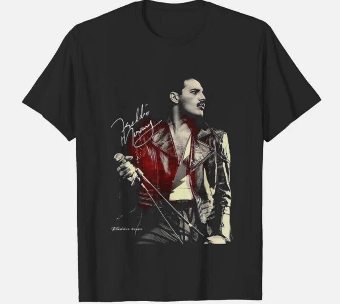 Official Queen Band T-Shirt – Retro Vintage Logo On Black Soft Cotton Tee (Size S) - View #6