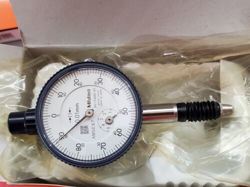 Indicateur à Cadran Mitutoyo 3058F - Précision 0,01 Mm - Neuf (surplus De Stock) - Fabriqué Au Japon
