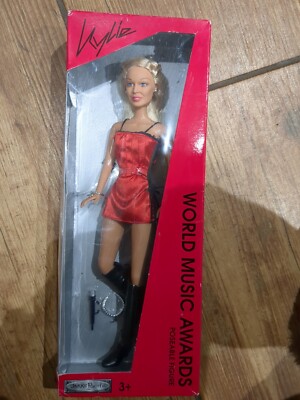 Kylie Minogue 2003 World Music Awards Poseable Doll Figure Jakks