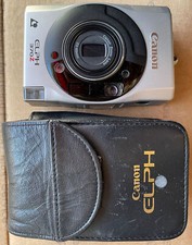 Canon ELPH 370Z 35mm Point  Shoot APS Film Camera 24-48 Zoom Lens Silver w/CASE
