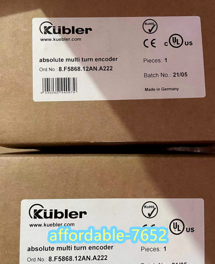 kubler 8.F5868.12AN.A222 Encoder Brand New By DHL or Fedex Fast ...