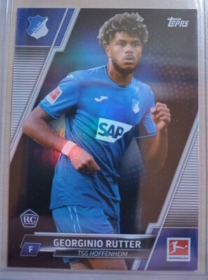 Georginio Rutter Black Rookie /10 - 1899 Hoffenheim - Topps Bundesliga 2021-22