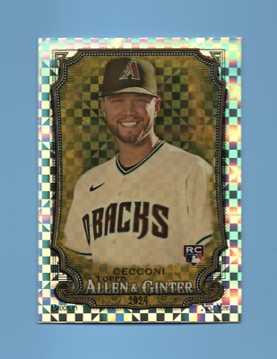2024 Topps Allen & Ginter Chrome X-fractor #58 Slade Cecconi RC **Case Hit**