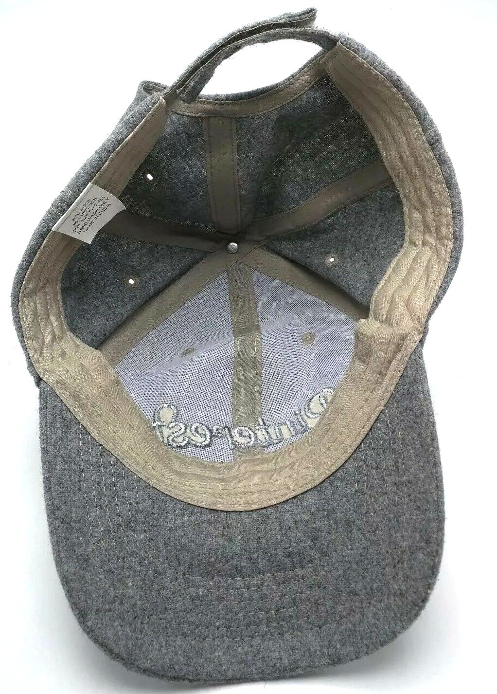 PINTEREST lightweight gray adjustable cap / hat -… - image 5