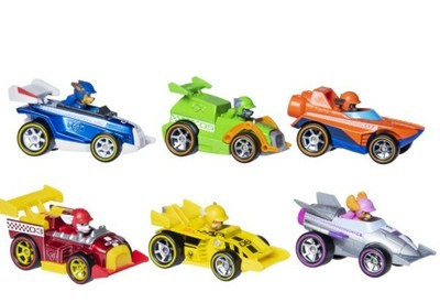 paw patrol race cars