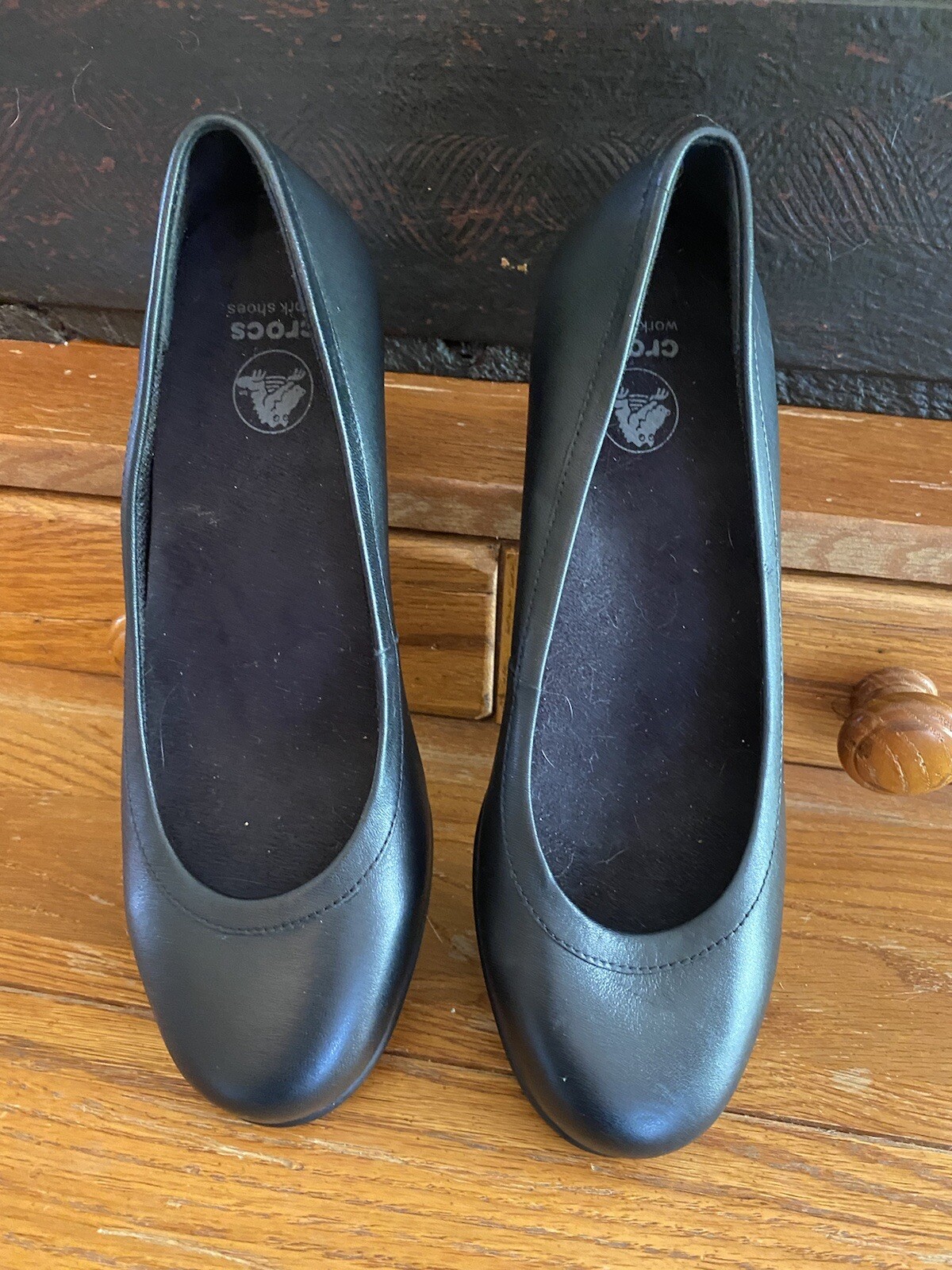 Crocs Women’s Grace Heel Slip On Dress Pump Black Siz… Gem