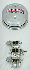 Dealer Cutaway Chrome Show Display Mopar 440 6 Six Pack Carbs Air Cleaner Holley Dealer Cutaway Chrome Show Display Mopar 440 6 Six Pack Carbs Air Cleaner Holley