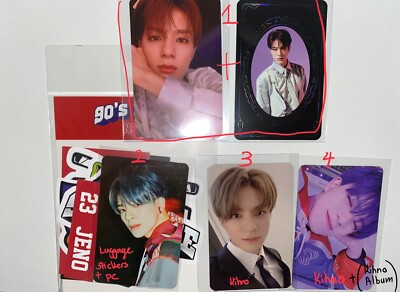 NCT resonance キノ　トレカ　ジェノ ALL JENO photocard Nct Dream resonance reload 90 love pt1 2